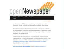 Tablet Screenshot of opennewspaper.org